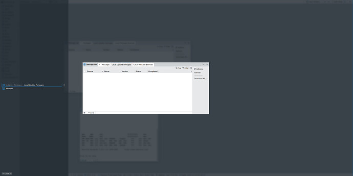 Window list