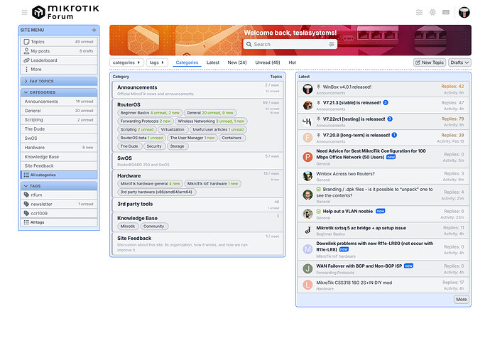 Main page (light)