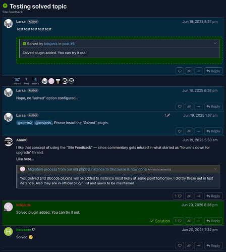 Posts highlight (dark)