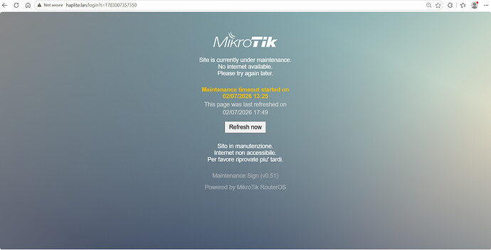 maintenancesign