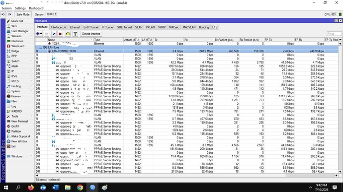 10 LAN 2.4 GBPS download