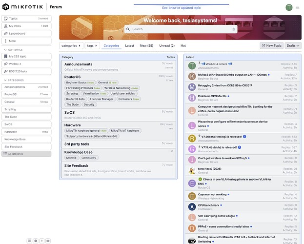 Main page (light)