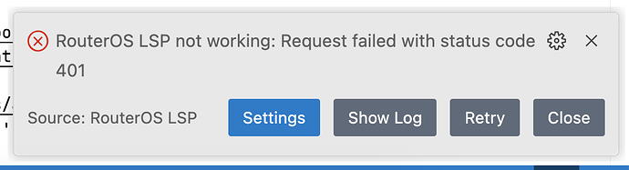 Watchdog Error 401