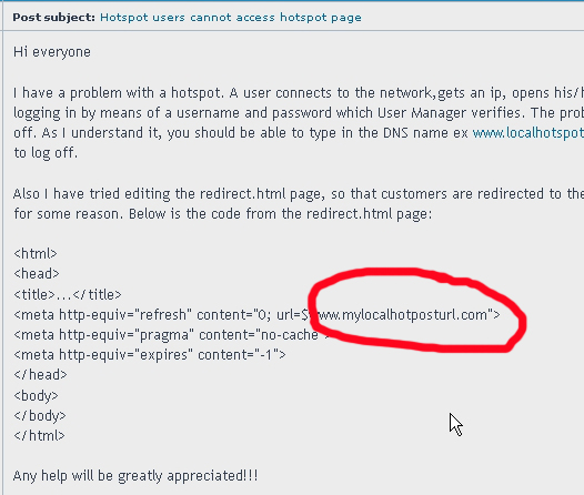 Hotspot users cannot access hotspot page - Beginner Basics - MikroTik