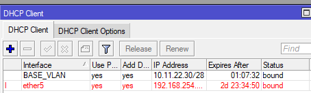 I got a failed in my ARP list. The address comes from a external router ...
