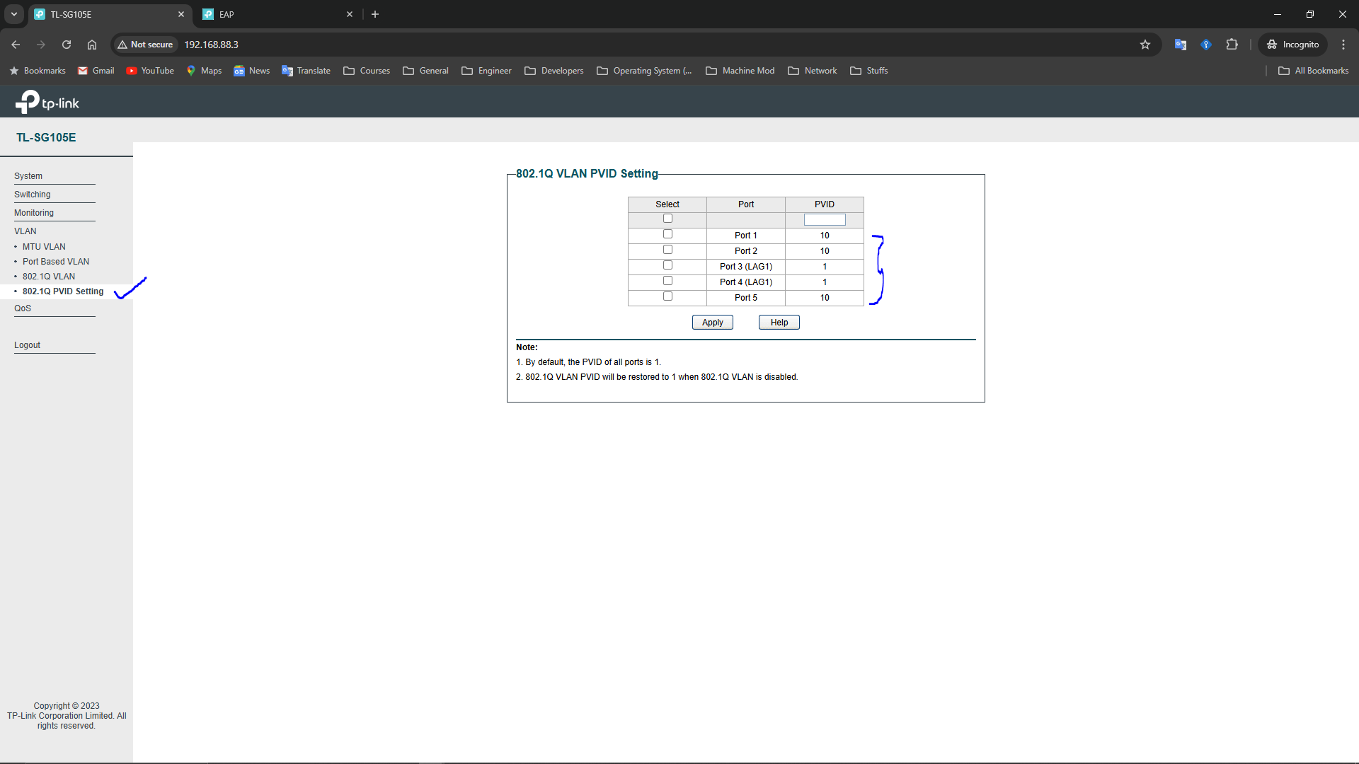 tplink switch, pvid port settings 30102024.PNG