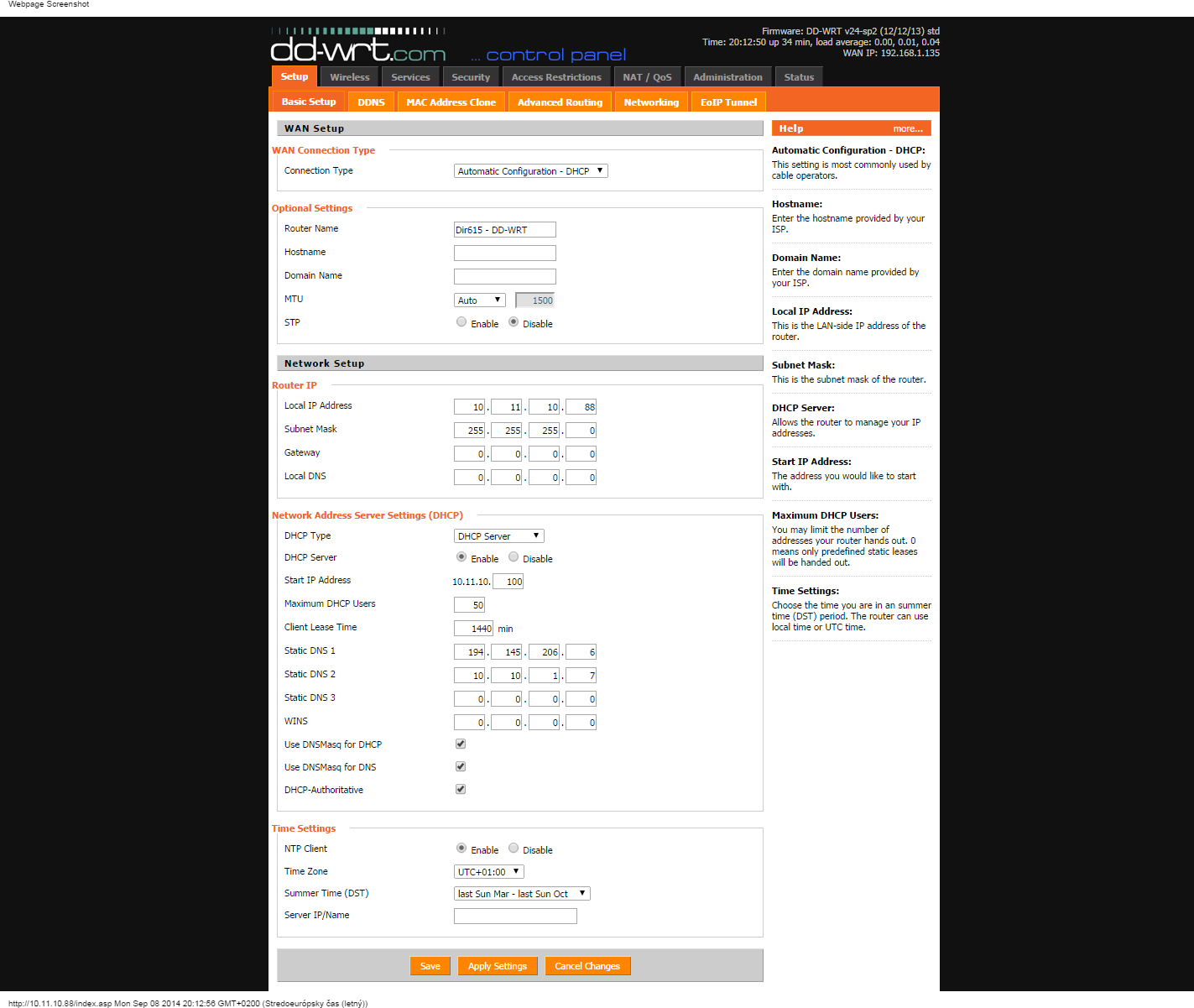 Dir615 - DD-WRT  build 23082  - Setup (1).png