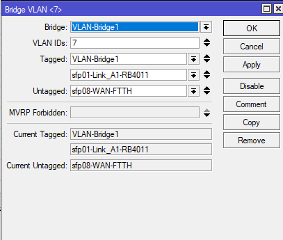 Bridge VLAN
