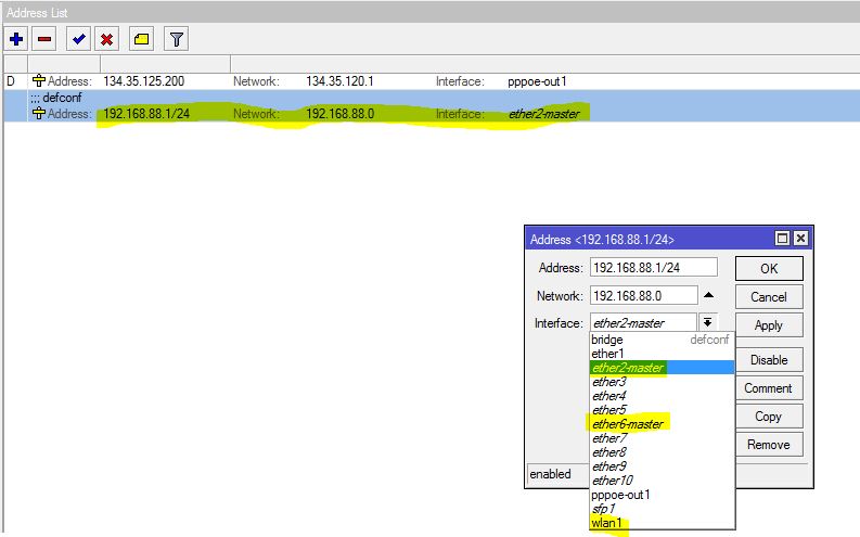 ether2-master, ether6-master, and wlan1 are all connected to the same bridge..JPG