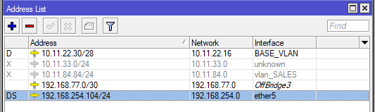 I got a failed in my ARP list. The address comes from a external router ...