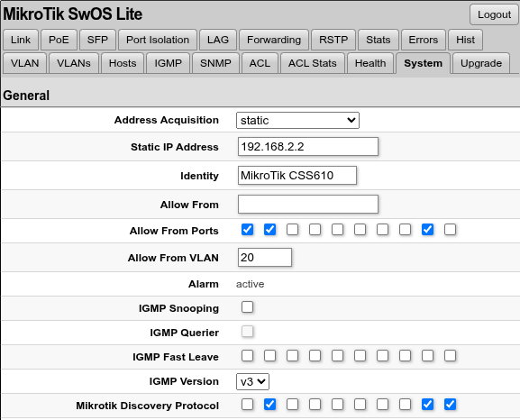 PoE-Switch-System