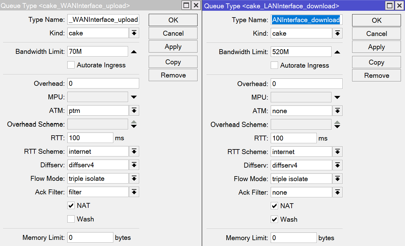 CAKE, FQ-codel etc, which ROS7 queue is best in your testing? - Page 2 ...
