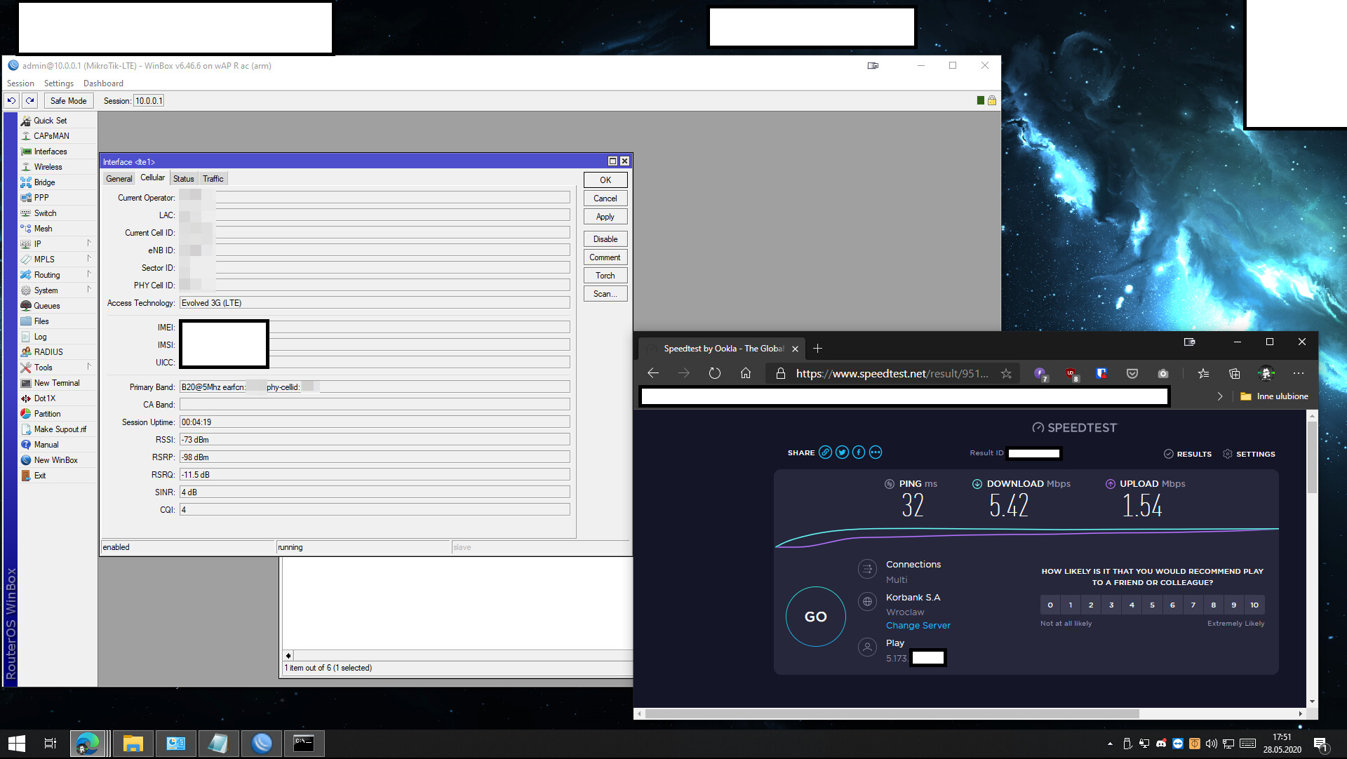 Mikrotik speedtest and info.png