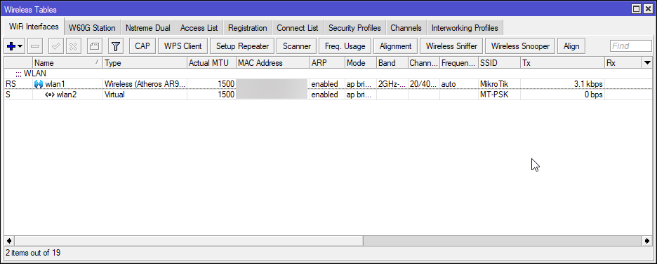 Virtual Access Point using a different authentication method ...