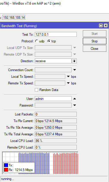 What is bandwidth test to 127.0.0.1 testing? - General - MikroTik ...