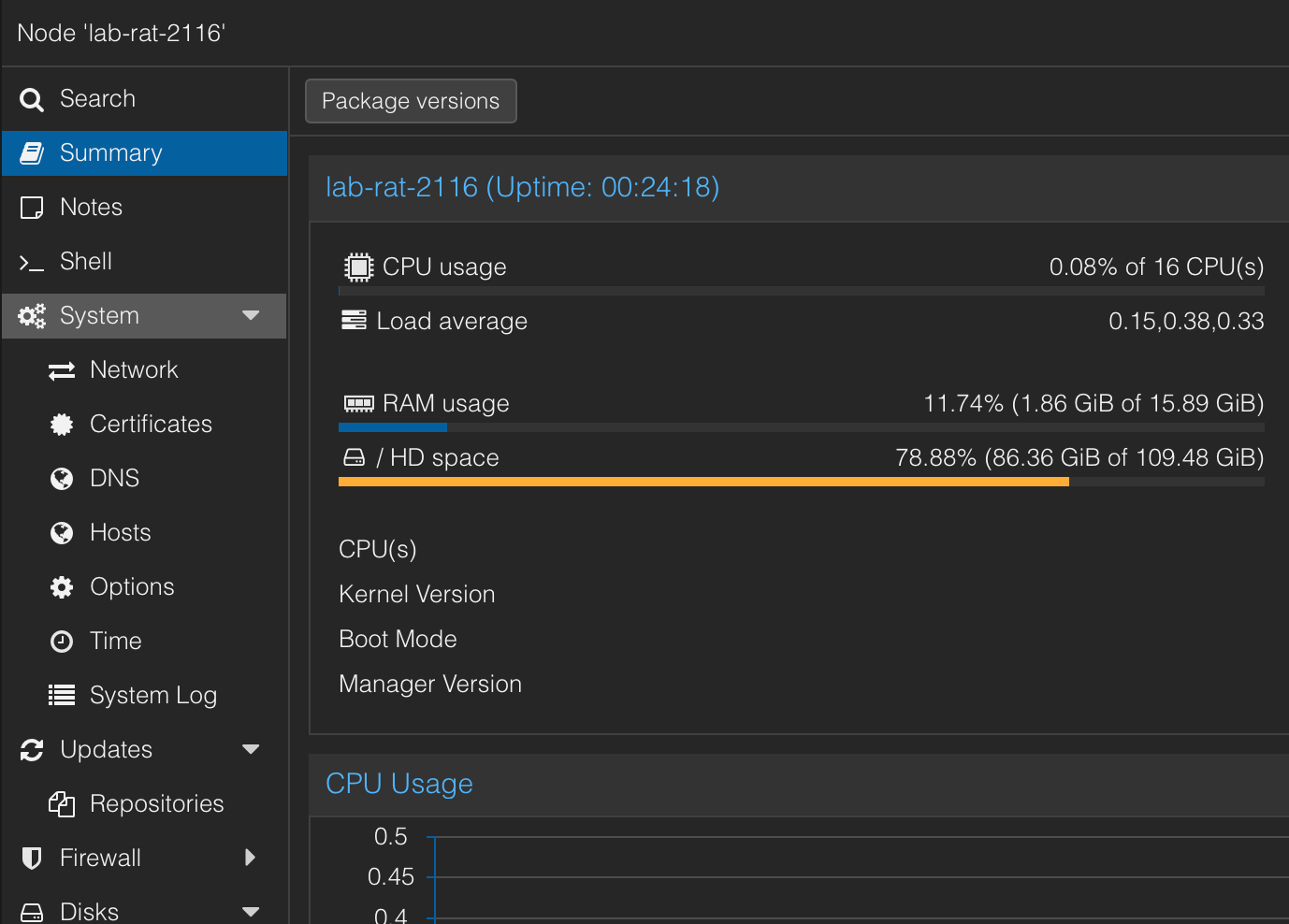 Proxmox running on the CCR2116 (and now RDS2216) - Virtualization
