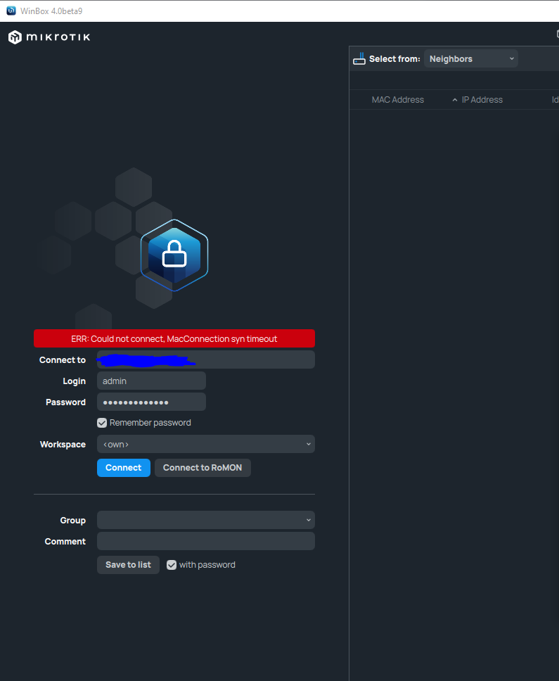winbox cannot connect via mac or ip.PNG