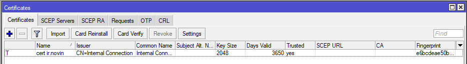 3. cert imported.png