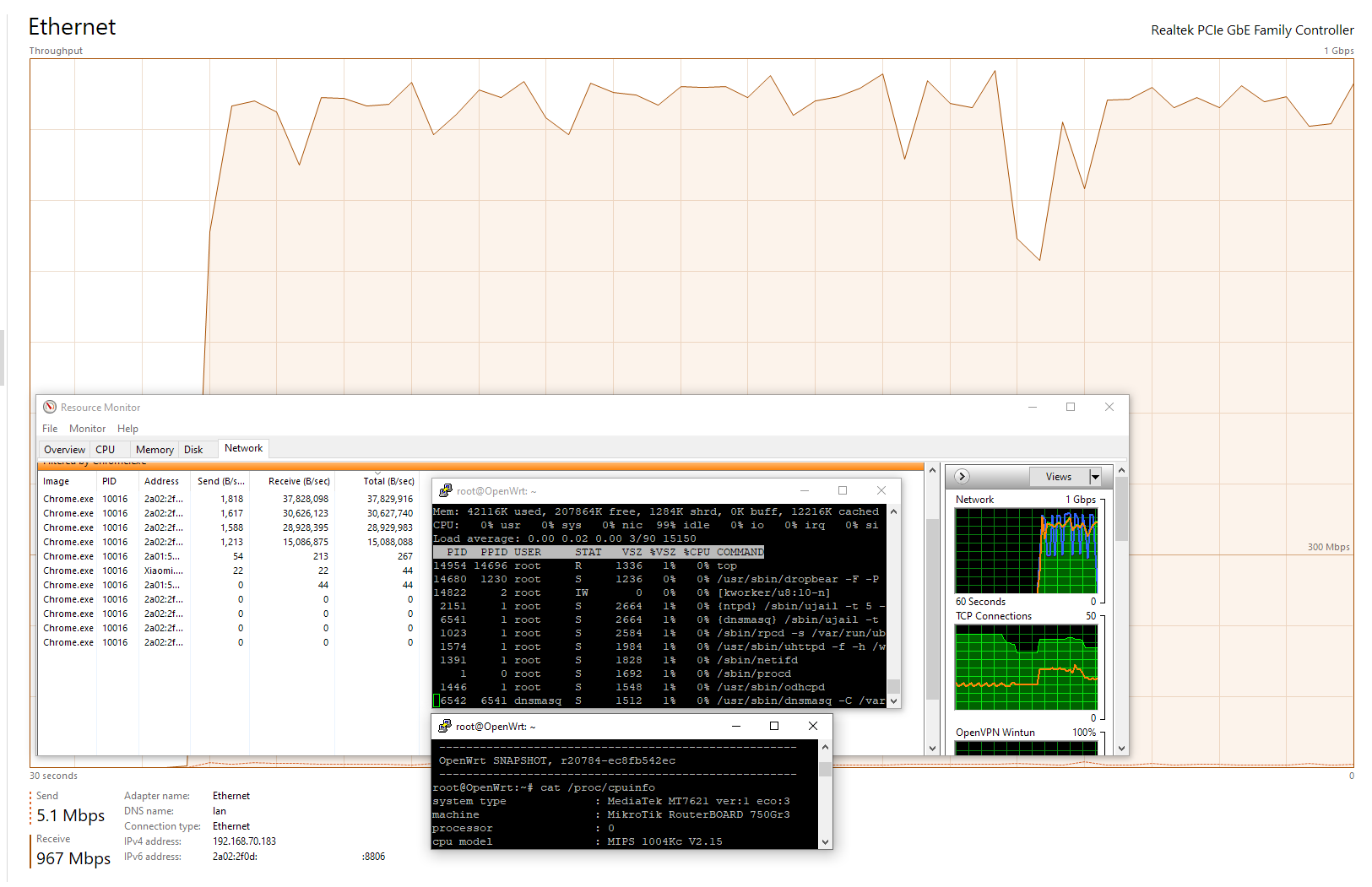 RB750Gr3 OpenWrt snapshot r20784-ec8fb542ec ipv6 hw_offload.png