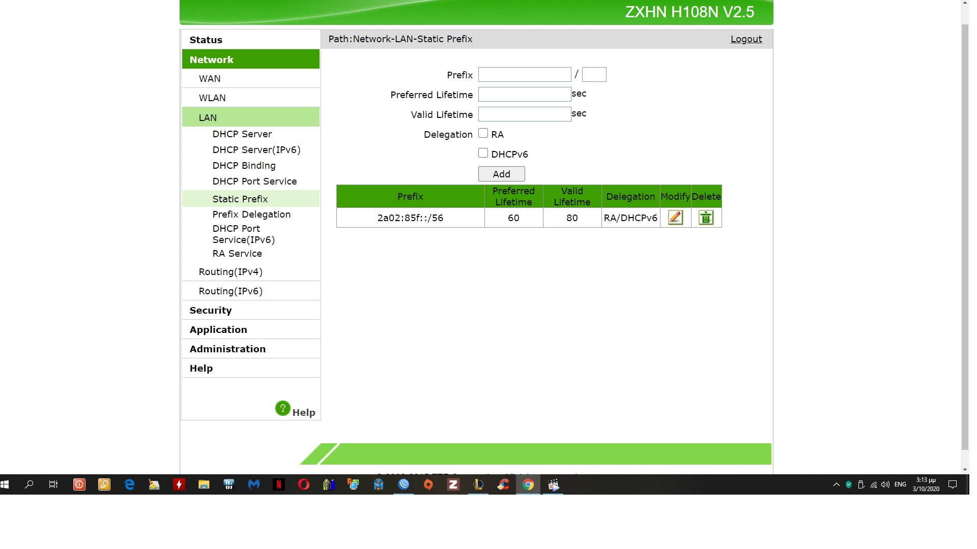 ipv6 issue behind modem router. - General - MikroTik