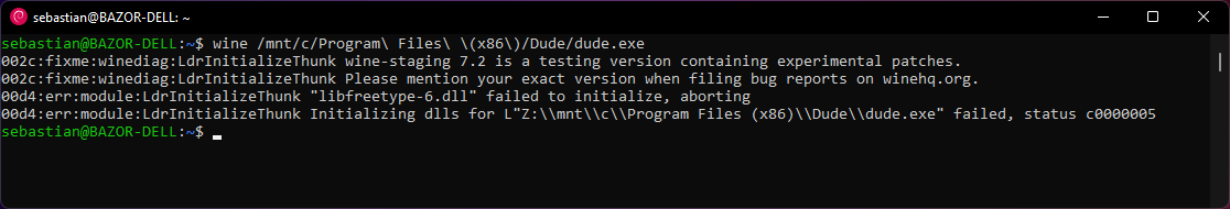 dudeonwineondebianonwindows.png