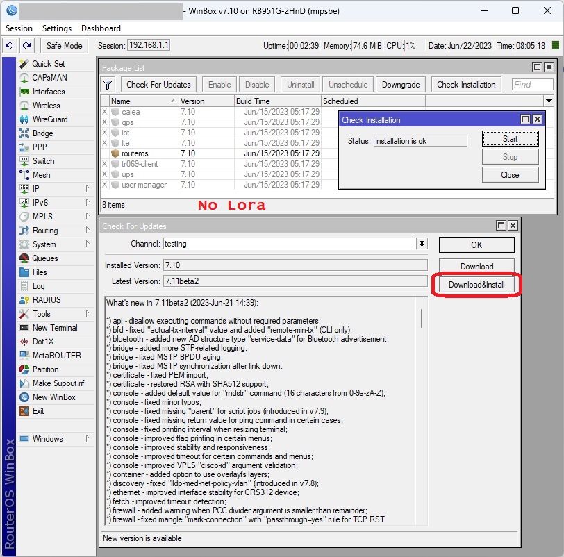 04_RouterOS_FailureOnUpdateTo_v7.11beta2_SecondTryAfterUninstallLora.jpg